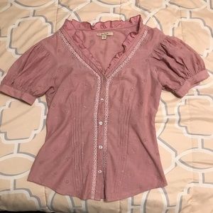 Cute Free People old rose colored blouse